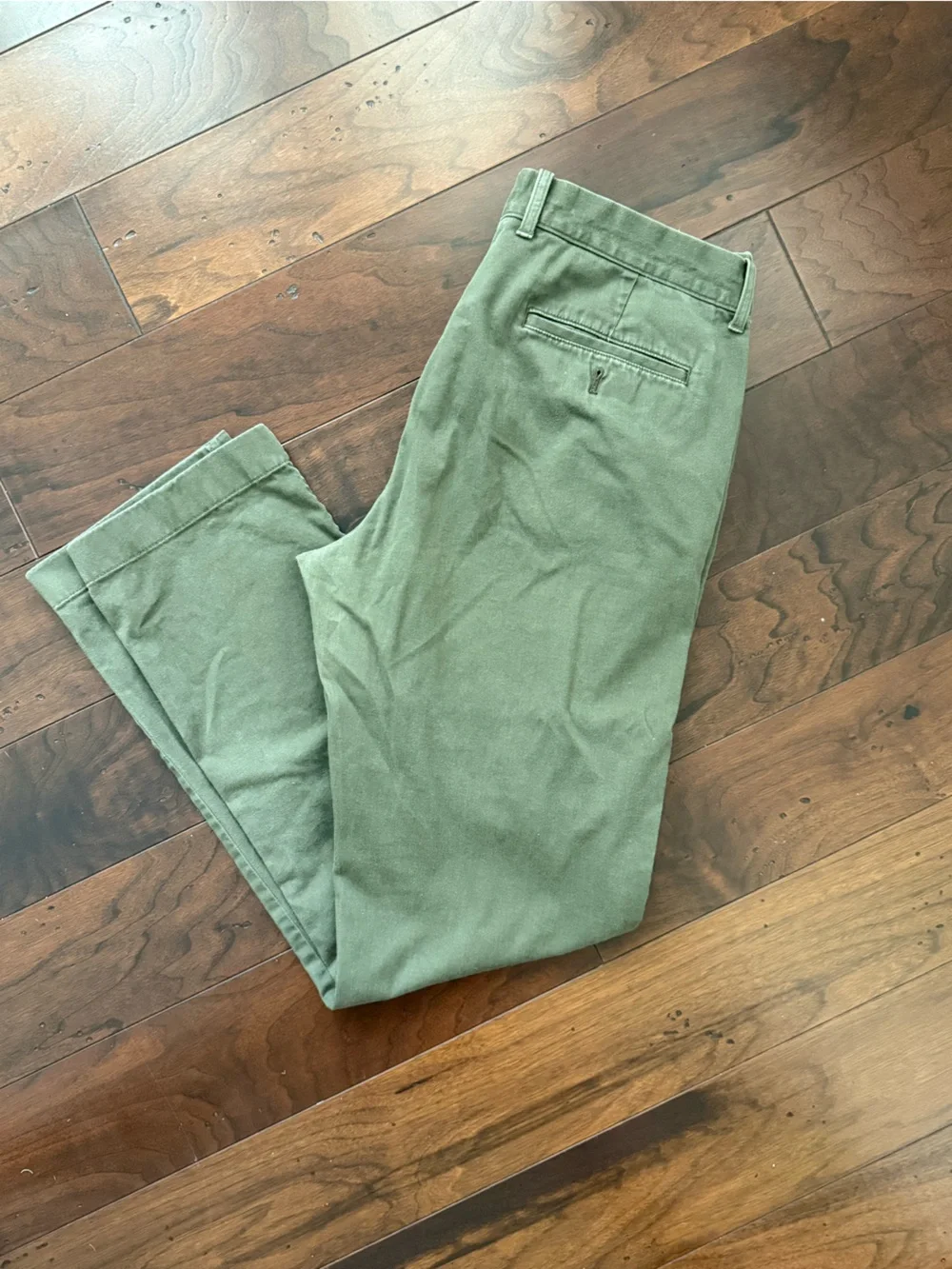 J. Crew Olive Chino Pants Flex Straight 34x34